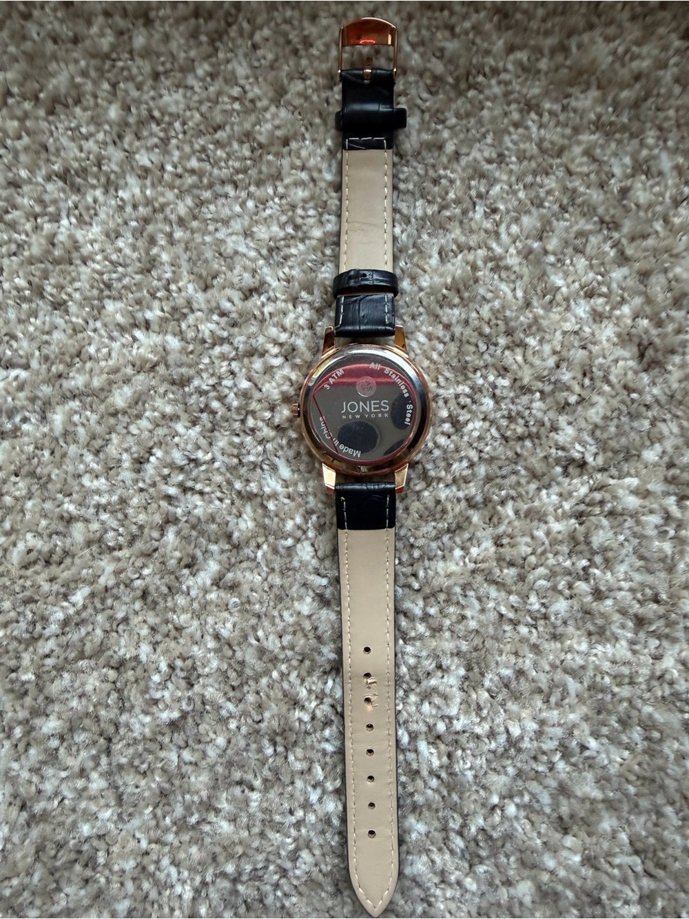 Jones New York Black & Rose Gold Watch - Picture 5 of 7